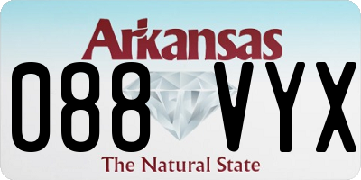 AR license plate 088VYX