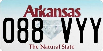 AR license plate 088VYY