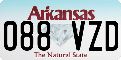 AR license plate 088VZD
