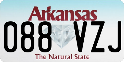 AR license plate 088VZJ