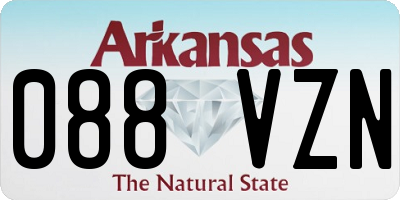 AR license plate 088VZN