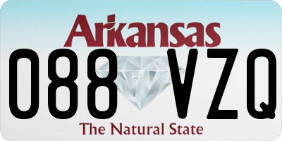 AR license plate 088VZQ