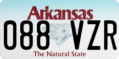 AR license plate 088VZR