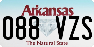AR license plate 088VZS