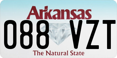 AR license plate 088VZT