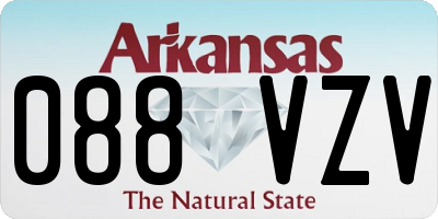 AR license plate 088VZV