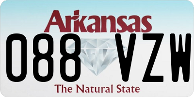 AR license plate 088VZW