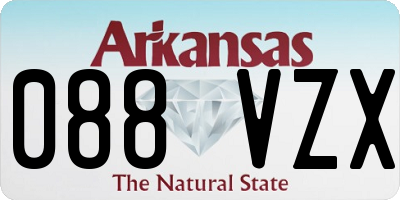AR license plate 088VZX
