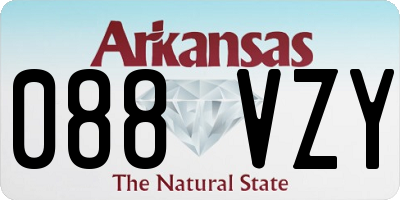 AR license plate 088VZY