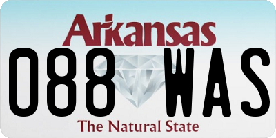 AR license plate 088WAS