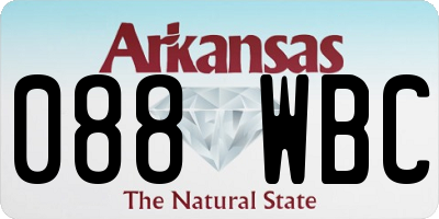 AR license plate 088WBC