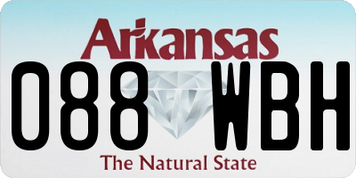 AR license plate 088WBH