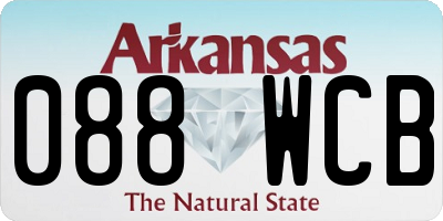 AR license plate 088WCB