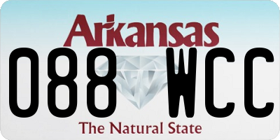 AR license plate 088WCC