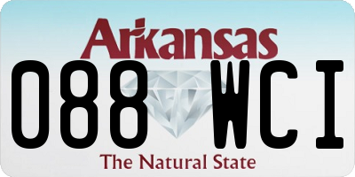AR license plate 088WCI