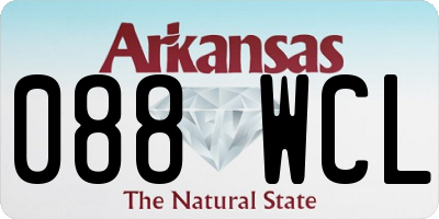 AR license plate 088WCL