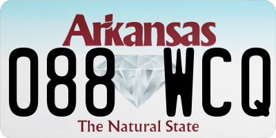 AR license plate 088WCQ