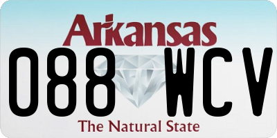 AR license plate 088WCV