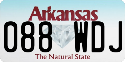 AR license plate 088WDJ
