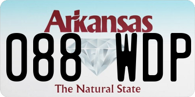 AR license plate 088WDP