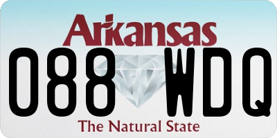 AR license plate 088WDQ