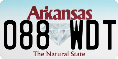 AR license plate 088WDT