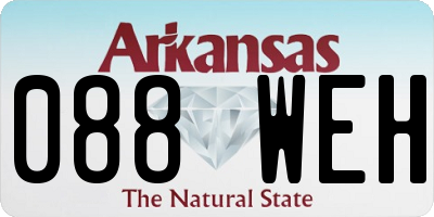 AR license plate 088WEH