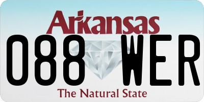 AR license plate 088WER
