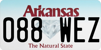AR license plate 088WEZ