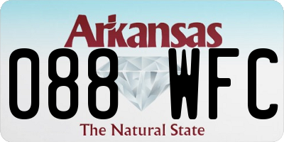 AR license plate 088WFC