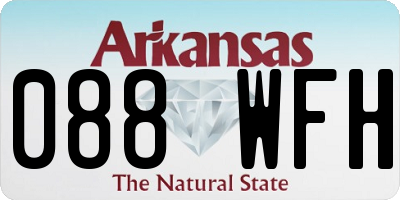 AR license plate 088WFH