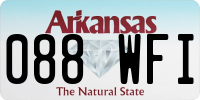 AR license plate 088WFI