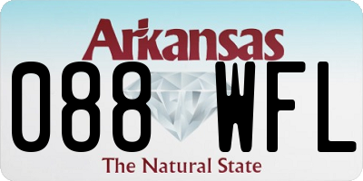 AR license plate 088WFL