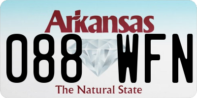 AR license plate 088WFN