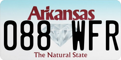 AR license plate 088WFR