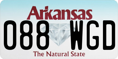 AR license plate 088WGD