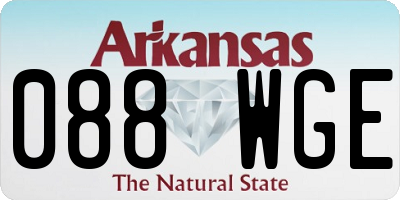 AR license plate 088WGE