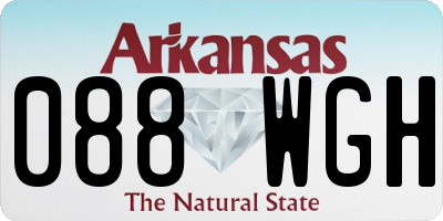 AR license plate 088WGH