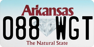 AR license plate 088WGT