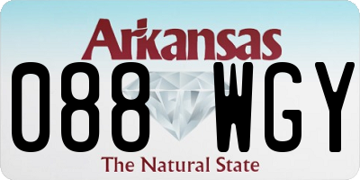 AR license plate 088WGY