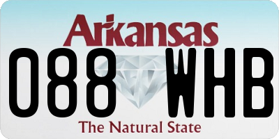 AR license plate 088WHB