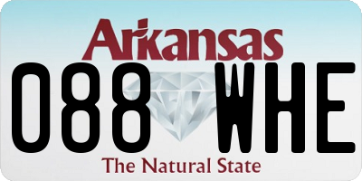 AR license plate 088WHE