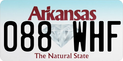 AR license plate 088WHF