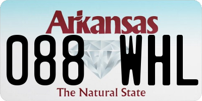 AR license plate 088WHL