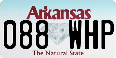 AR license plate 088WHP