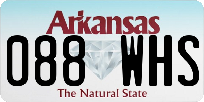 AR license plate 088WHS