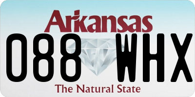 AR license plate 088WHX