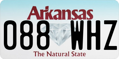 AR license plate 088WHZ