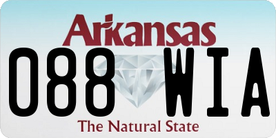 AR license plate 088WIA