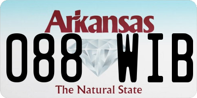 AR license plate 088WIB